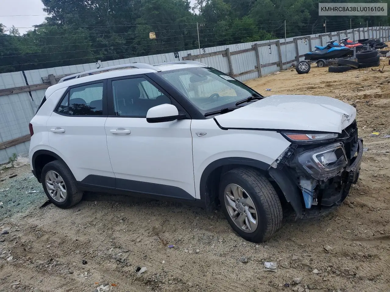 2020 Hyundai Venue Sel VIN: KMHRC8A38LU016106 Lot: 60279656