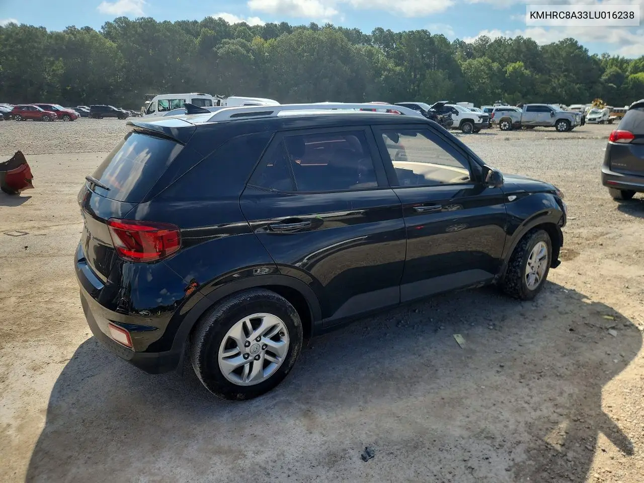 2020 Hyundai Venue Sel VIN: KMHRC8A33LU016238 Lot: 60405006