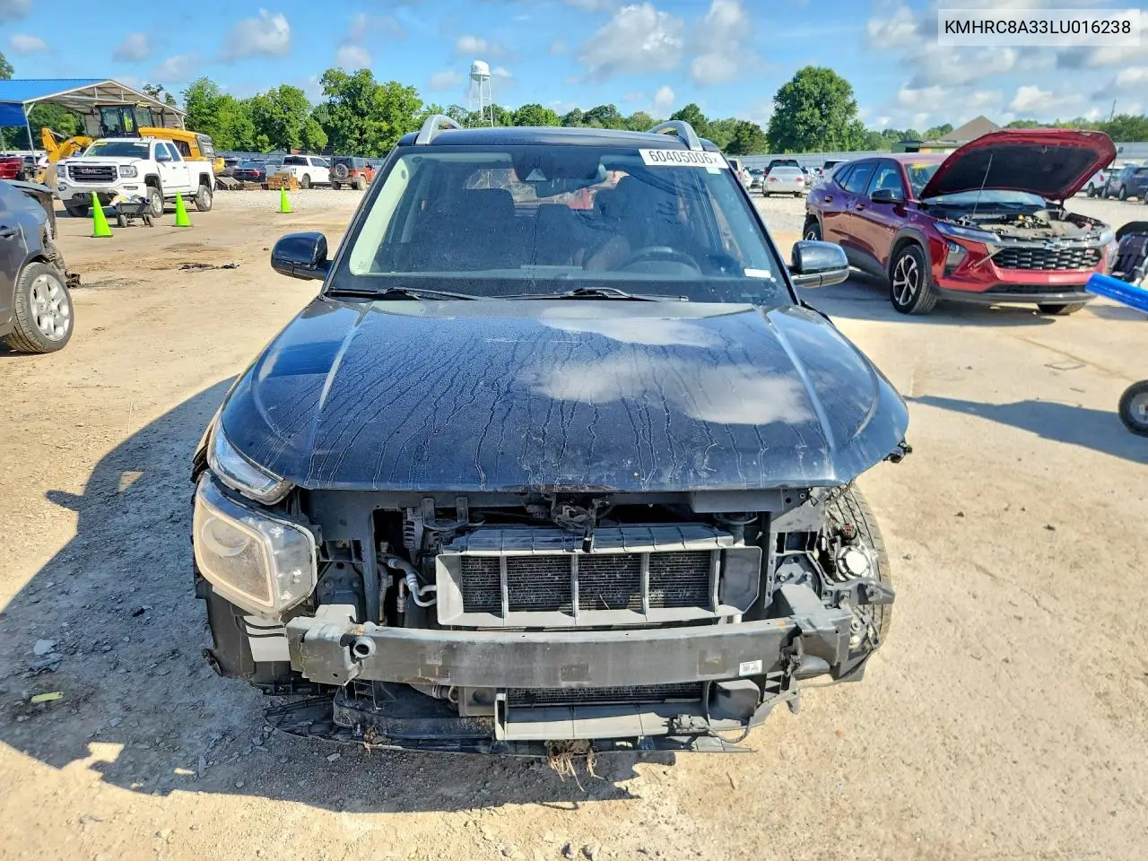 2020 Hyundai Venue Sel VIN: KMHRC8A33LU016238 Lot: 60405006