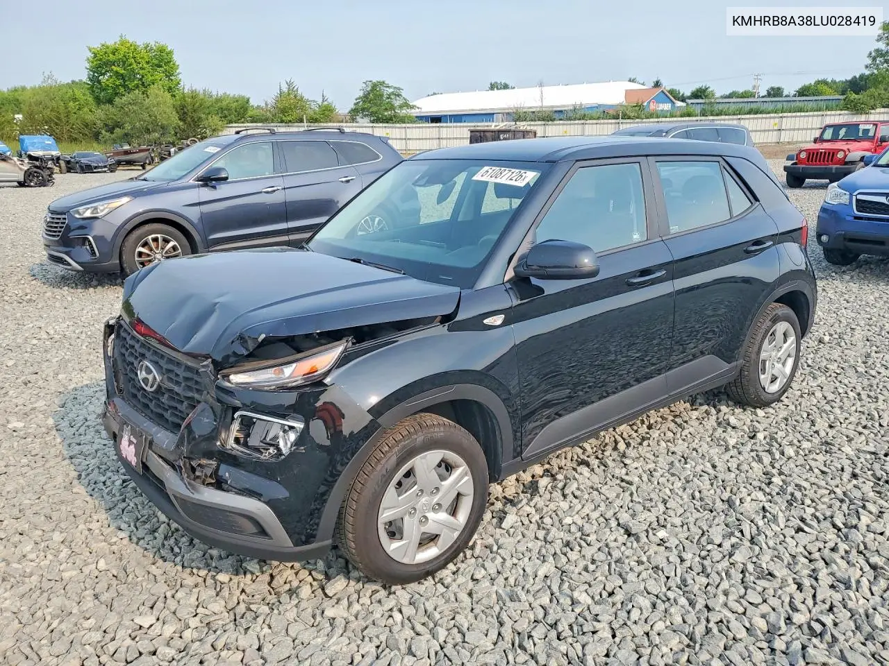2020 Hyundai Venue Se VIN: KMHRB8A38LU028419 Lot: 61087126