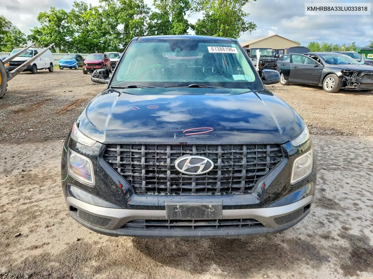 2020 Hyundai Venue Se VIN: KMHRB8A33LU033818 Lot: 61388196