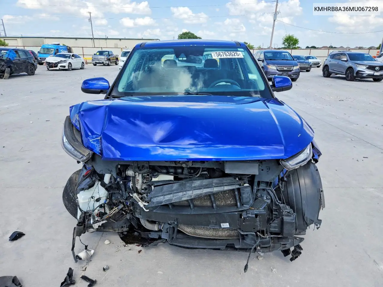 2021 Hyundai Venue Se VIN: KMHRB8A36MU067298 Lot: 56763626