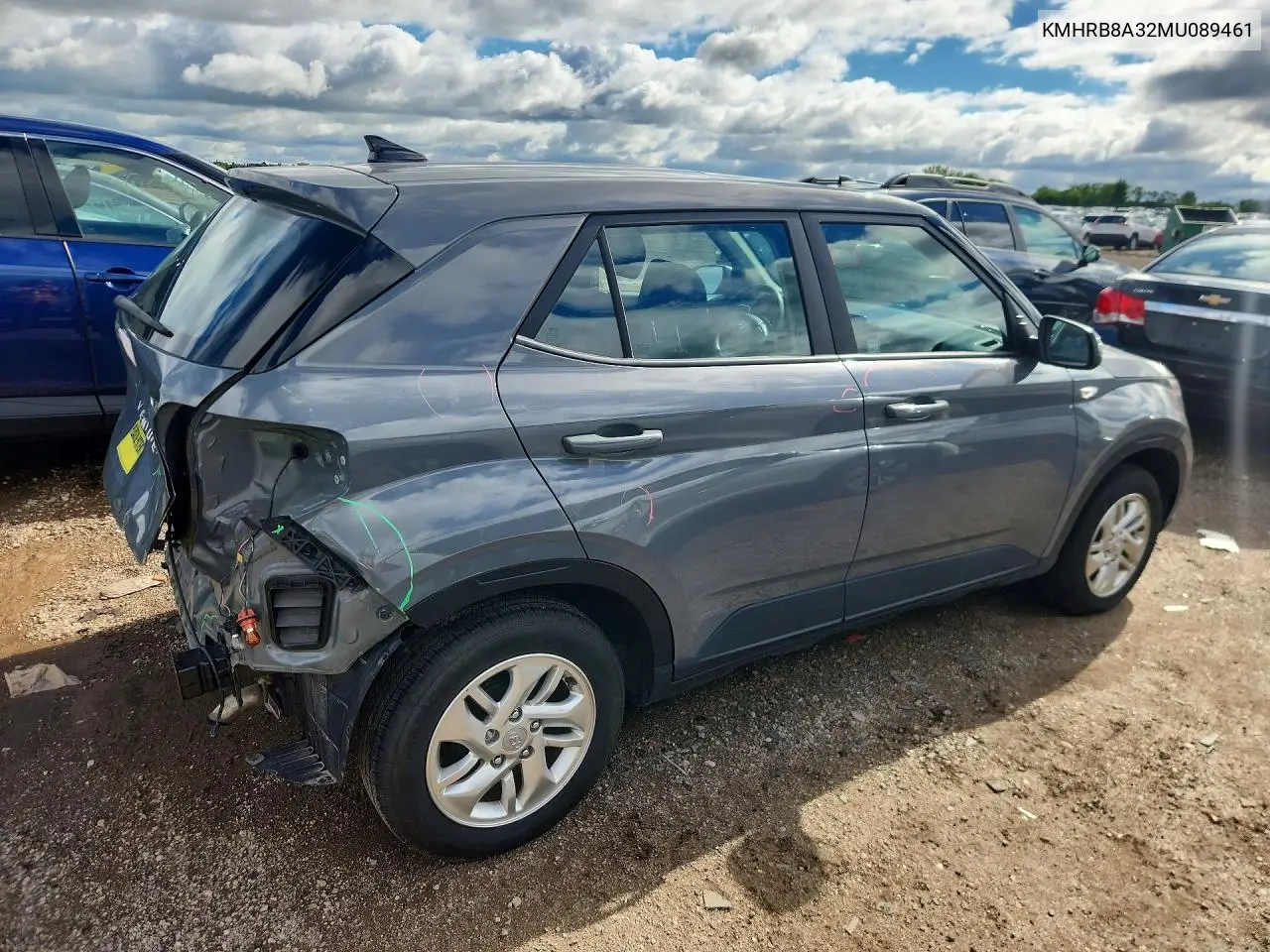 2021 Hyundai Venue Se VIN: KMHRB8A32MU089461 Lot: 57735886