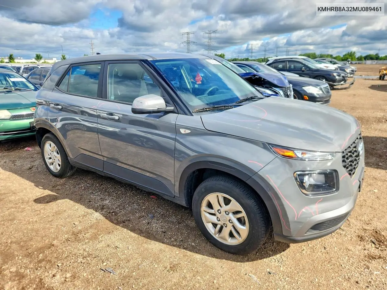 2021 Hyundai Venue Se VIN: KMHRB8A32MU089461 Lot: 57735886