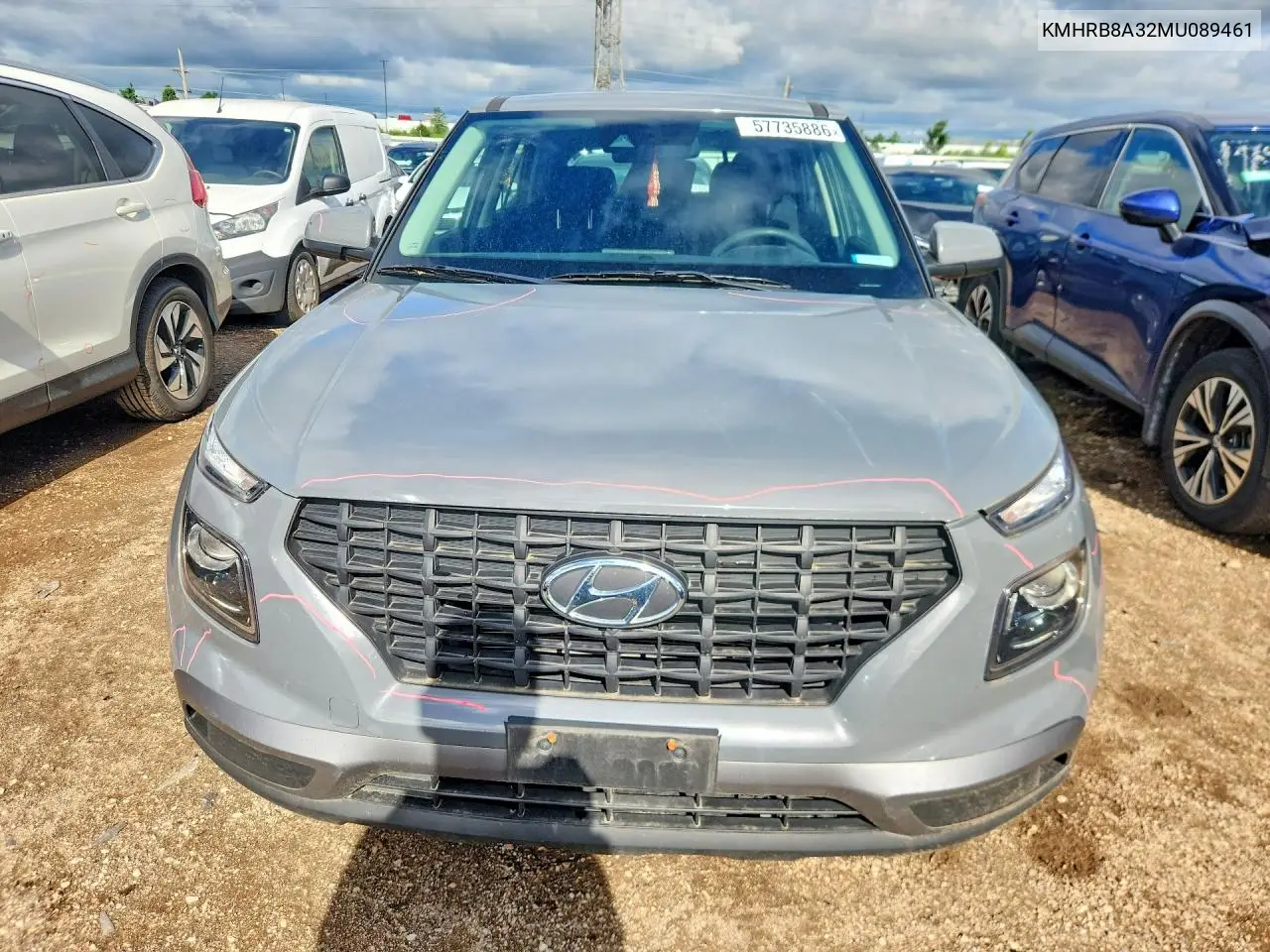 2021 Hyundai Venue Se VIN: KMHRB8A32MU089461 Lot: 57735886