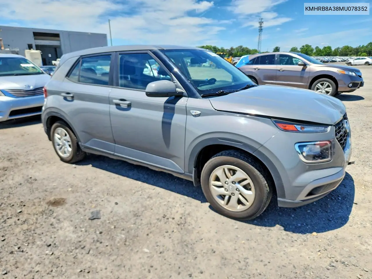 2021 Hyundai Venue Se VIN: KMHRB8A38MU078352 Lot: 58158786
