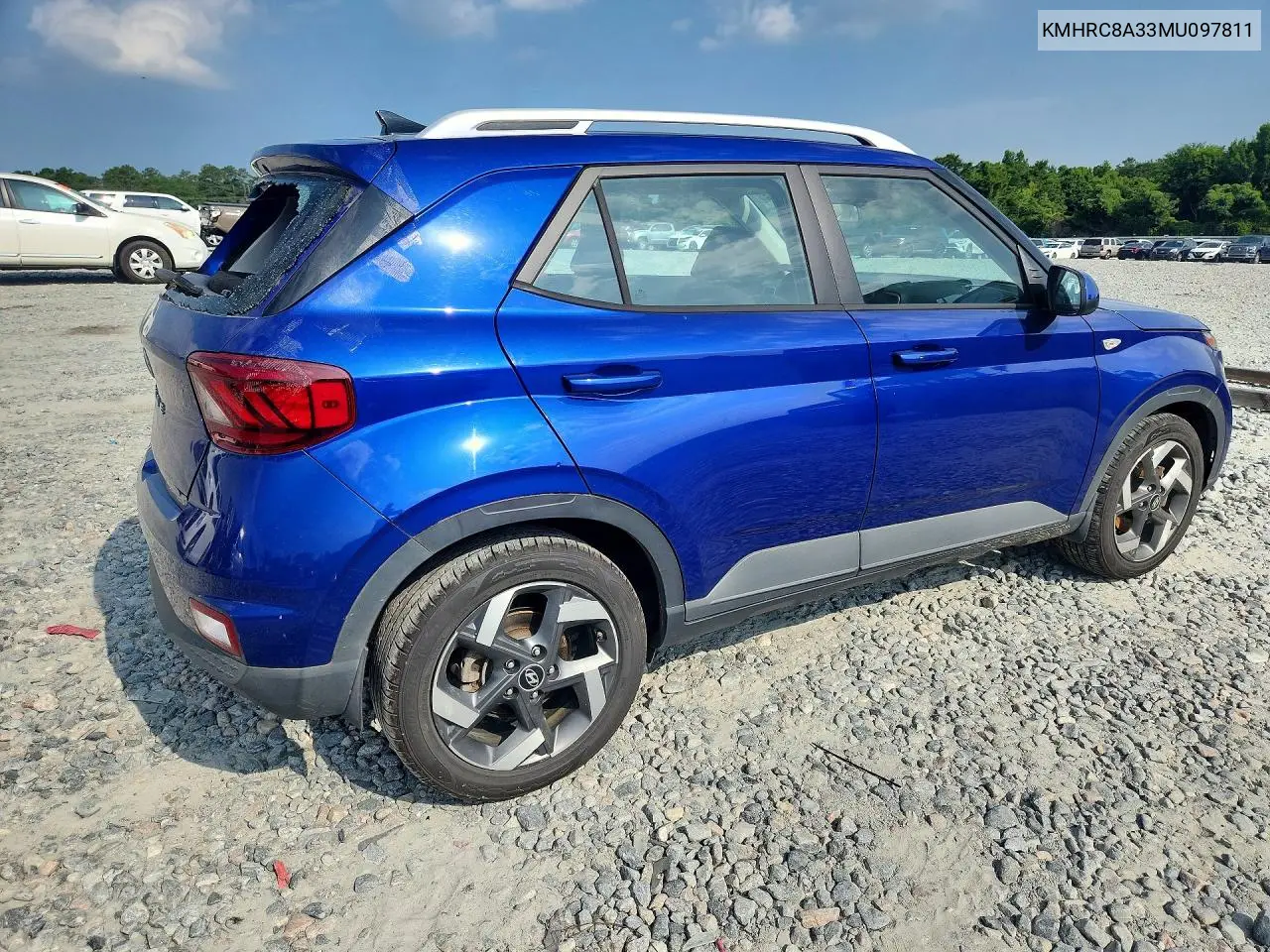 2021 Hyundai Venue Sel VIN: KMHRC8A33MU097811 Lot: 58583706