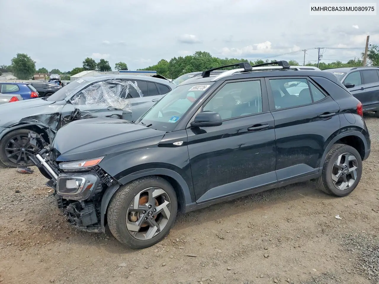 2021 Hyundai Venue Sel VIN: KMHRC8A33MU080975 Lot: 58932726