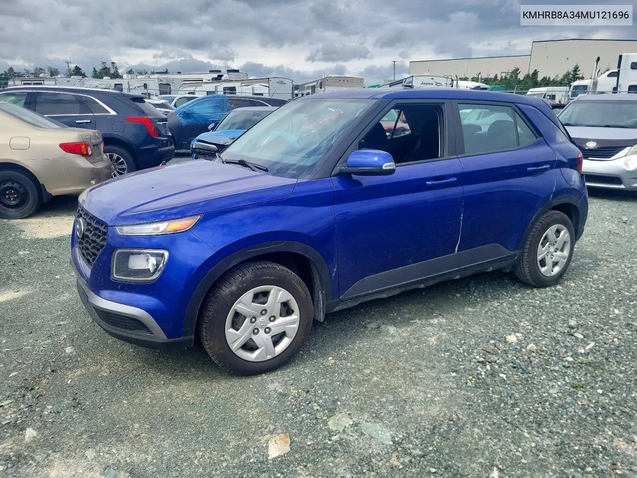 2021 Hyundai Venue Se VIN: KMHRB8A34MU121696 Lot: 59312606