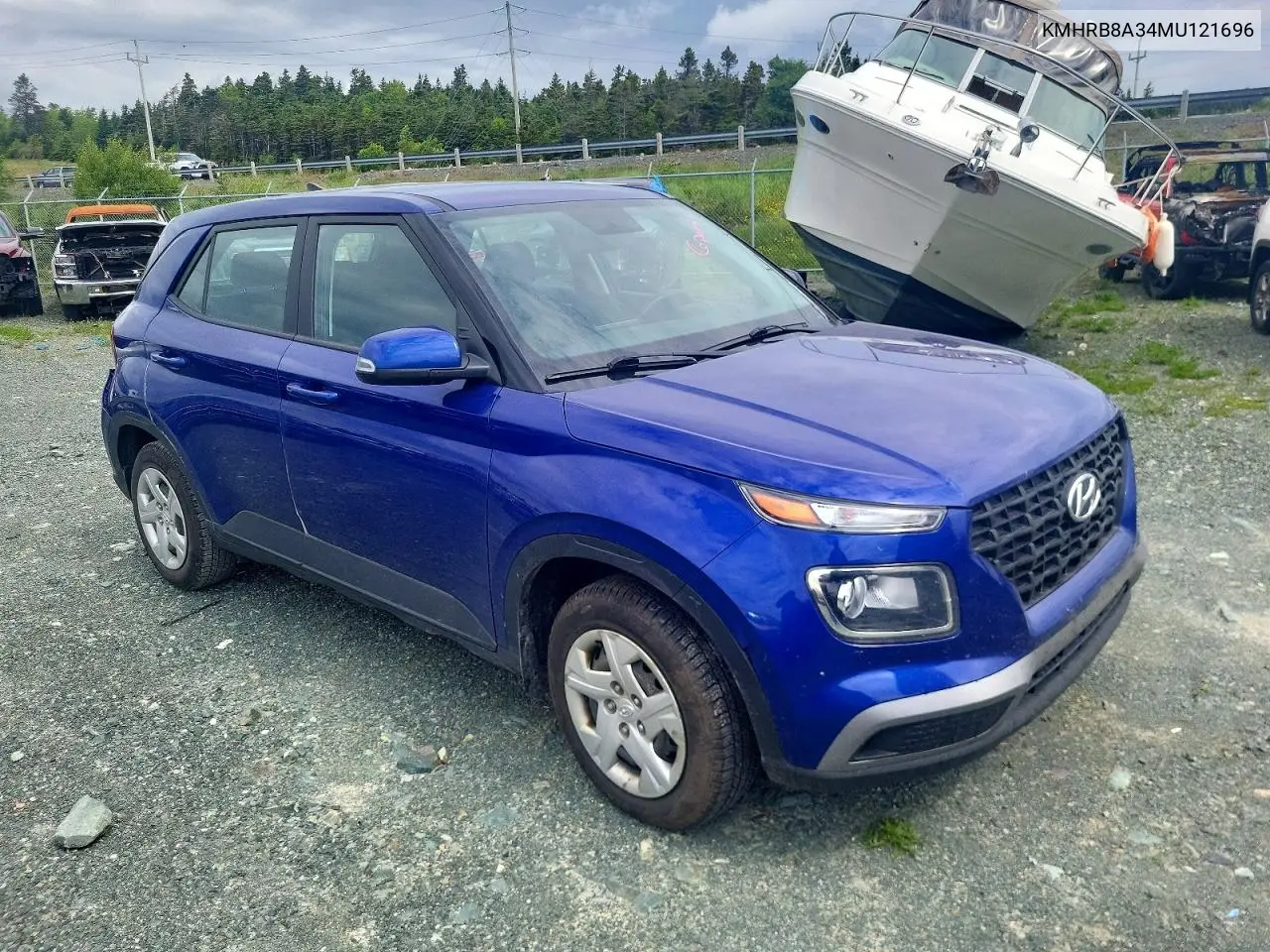 2021 Hyundai Venue Se VIN: KMHRB8A34MU121696 Lot: 59312606