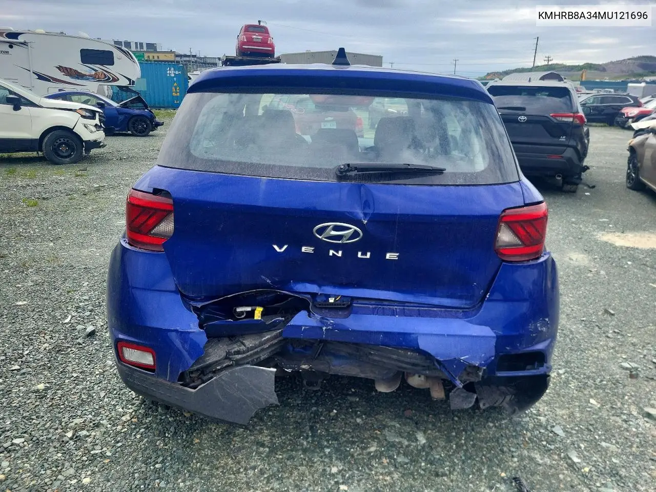 2021 Hyundai Venue Se VIN: KMHRB8A34MU121696 Lot: 59312606