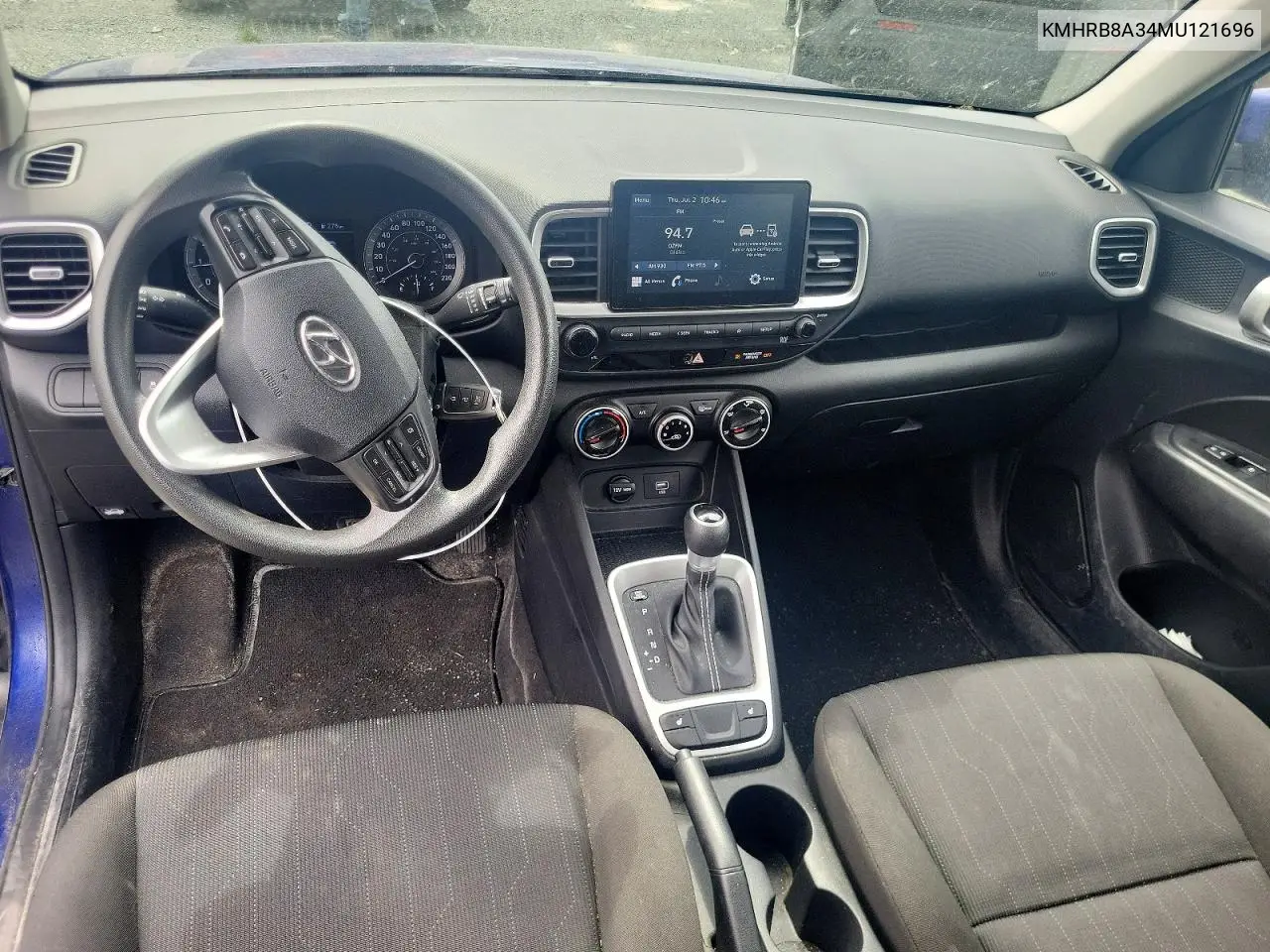 2021 Hyundai Venue Se VIN: KMHRB8A34MU121696 Lot: 59312606
