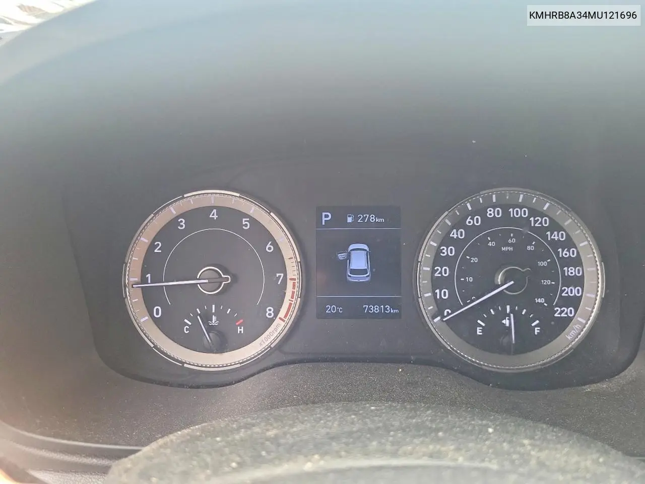2021 Hyundai Venue Se VIN: KMHRB8A34MU121696 Lot: 59312606