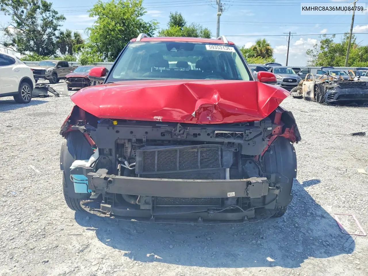 2021 Hyundai Venue Sel VIN: KMHRC8A36MU084759 Lot: 59353136