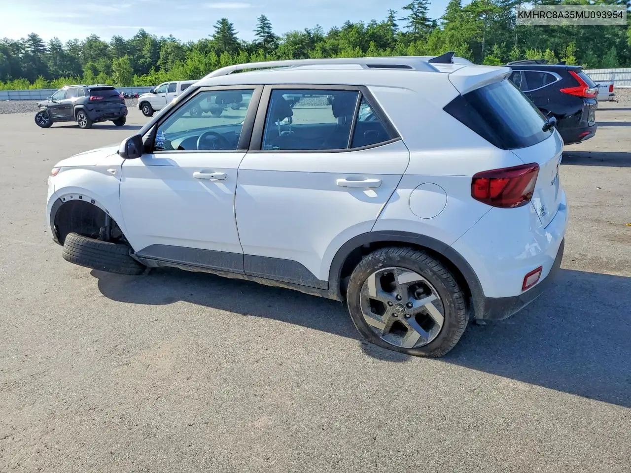 2021 Hyundai Venue Sel VIN: KMHRC8A35MU093954 Lot: 59574066