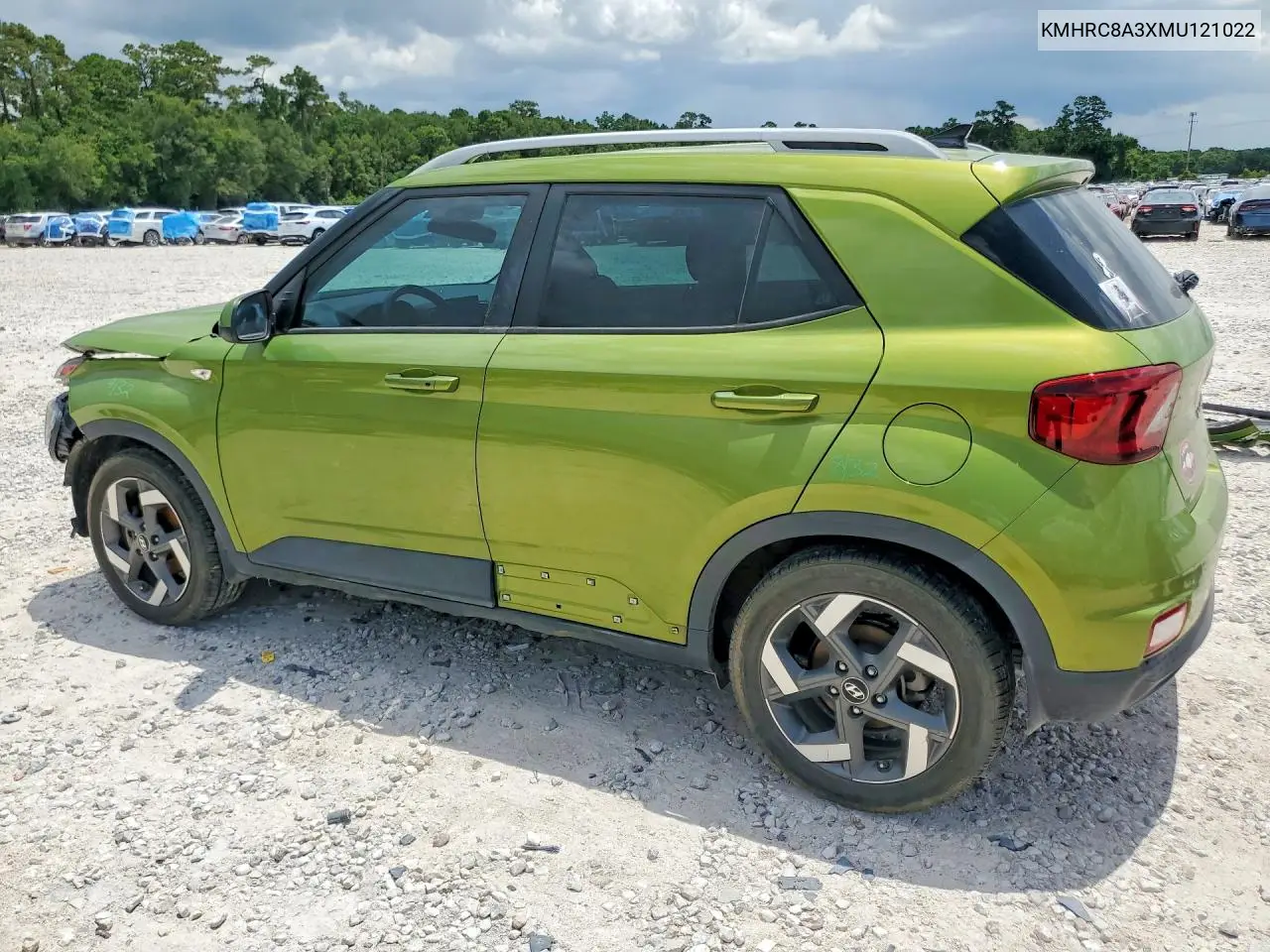 2021 Hyundai Venue Sel VIN: KMHRC8A3XMU121022 Lot: 59823406