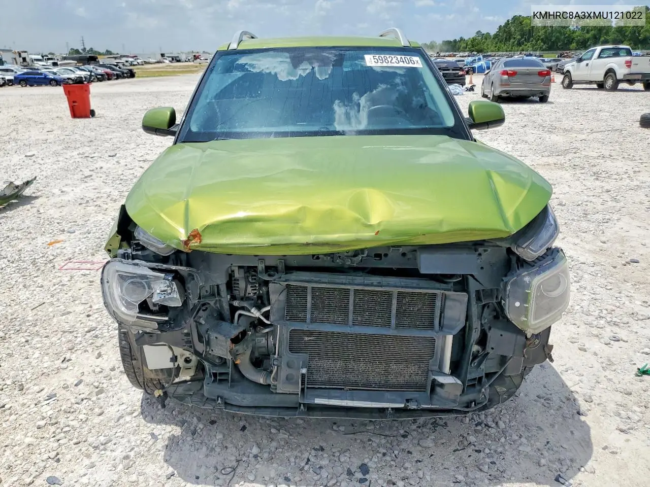 2021 Hyundai Venue Sel VIN: KMHRC8A3XMU121022 Lot: 59823406
