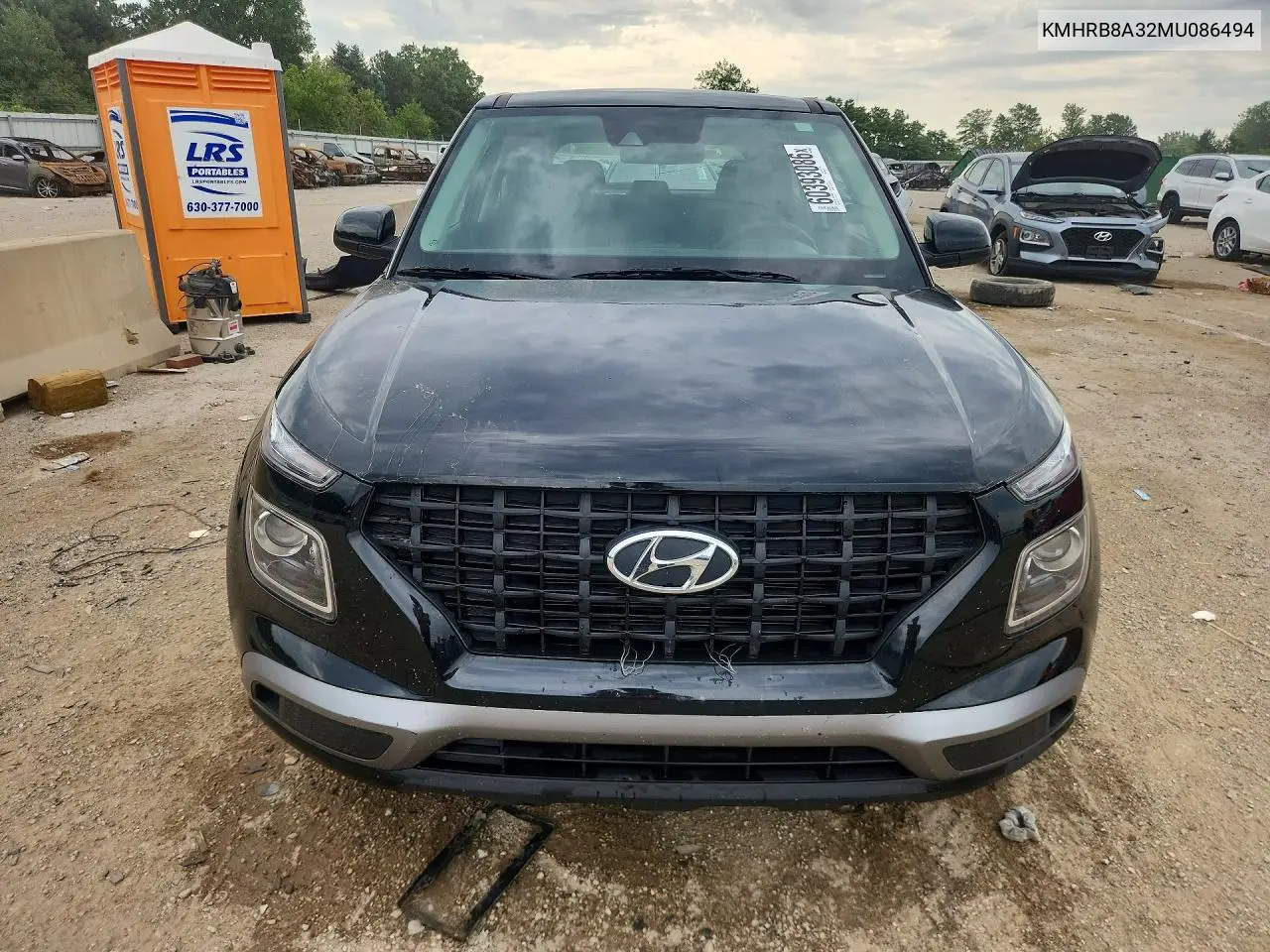 2021 Hyundai Venue Se VIN: KMHRB8A32MU086494 Lot: 60393086