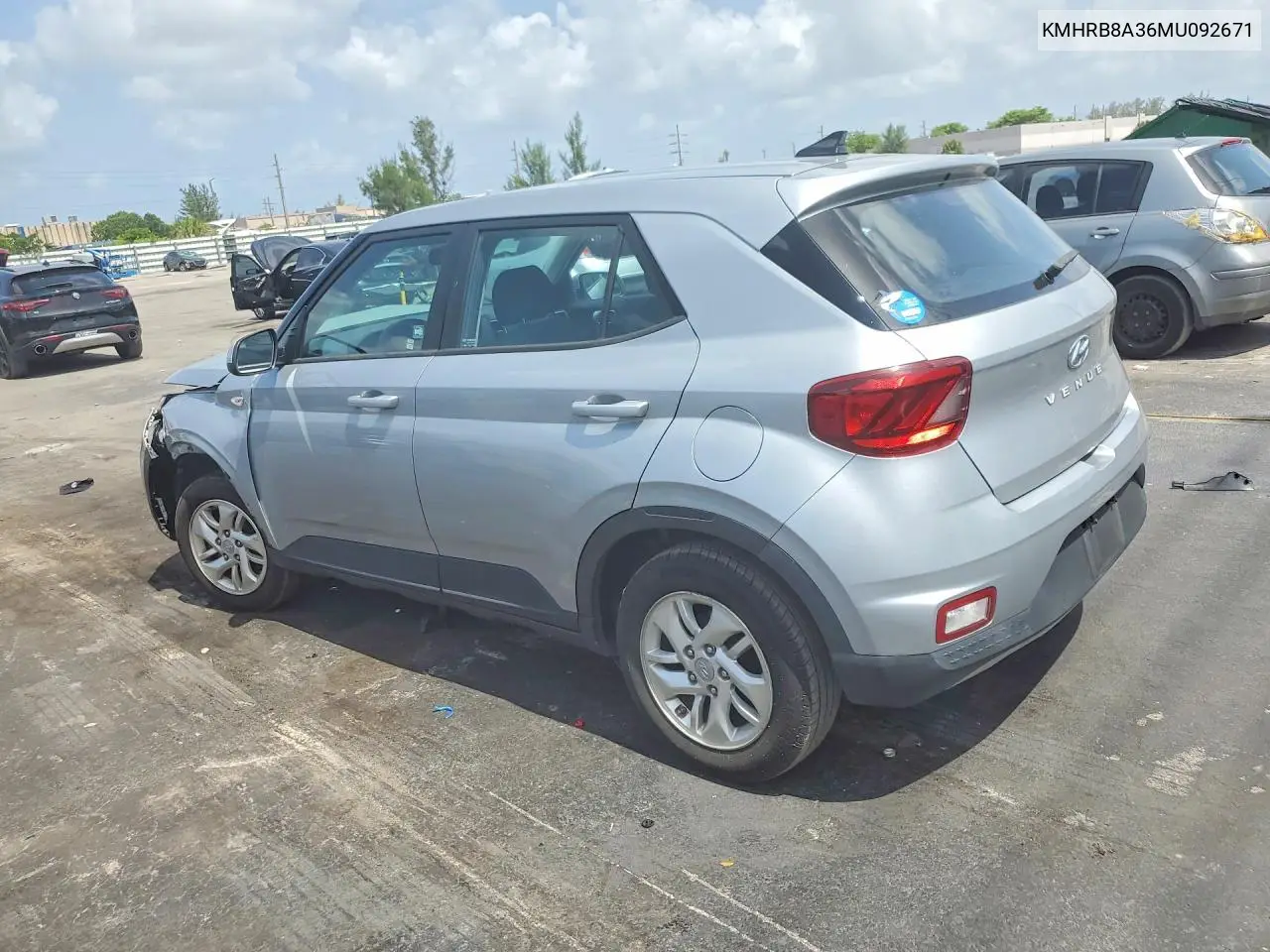 2021 Hyundai Venue Se VIN: KMHRB8A36MU092671 Lot: 60453976