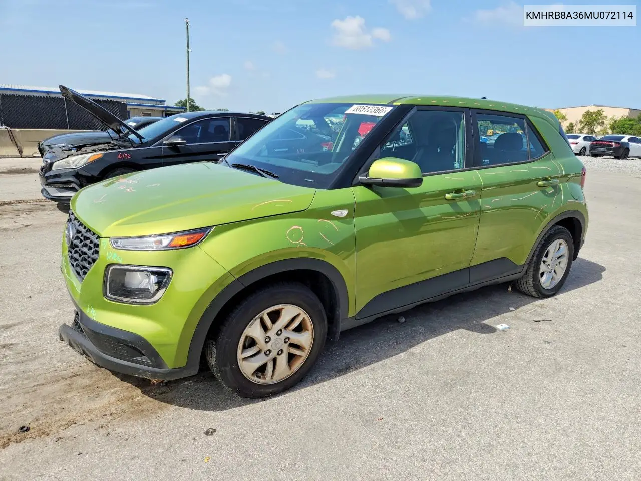 2021 Hyundai Venue Se VIN: KMHRB8A36MU072114 Lot: 60512366