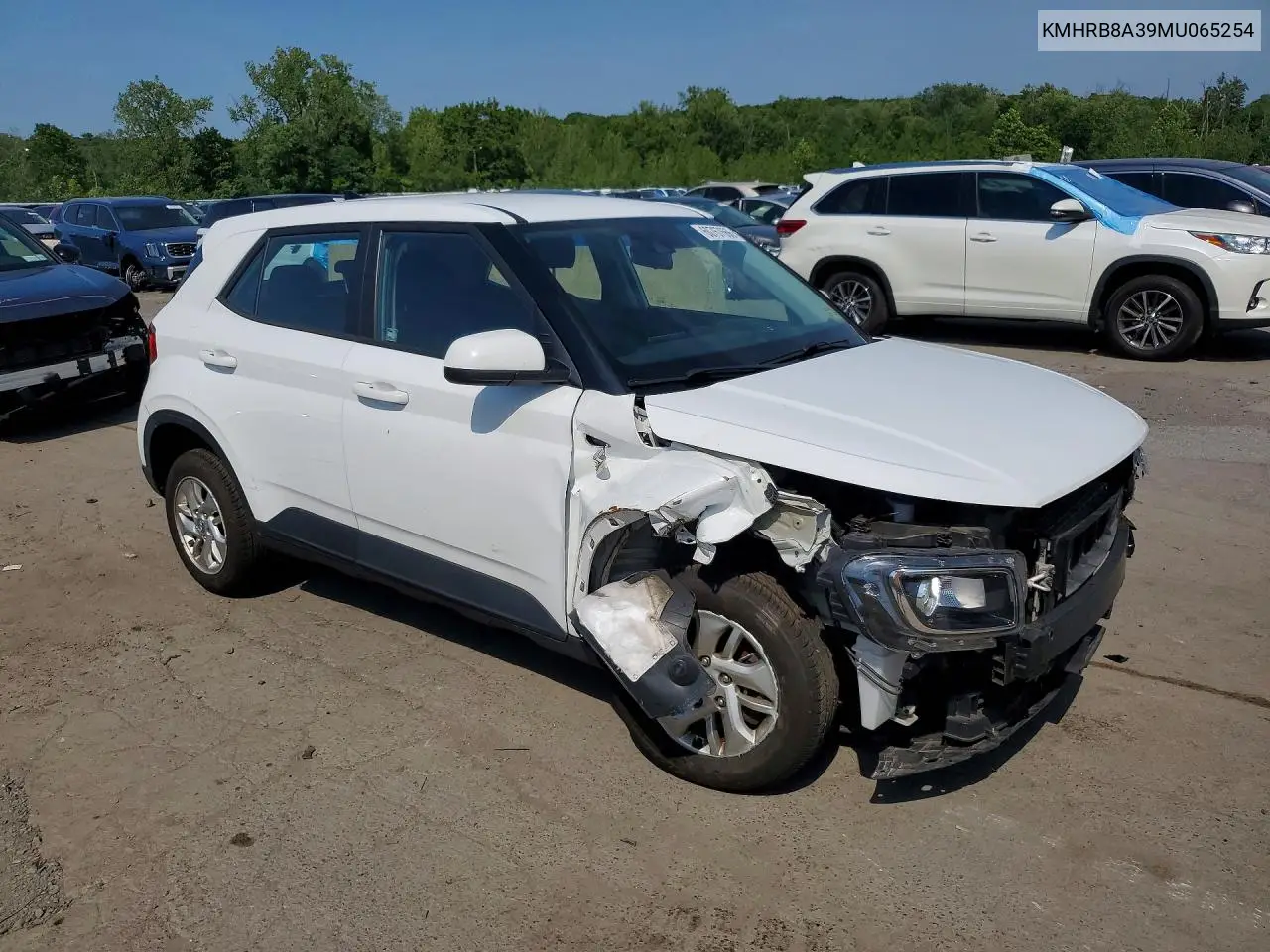 2021 Hyundai Venue Se VIN: KMHRB8A39MU065254 Lot: 60767666