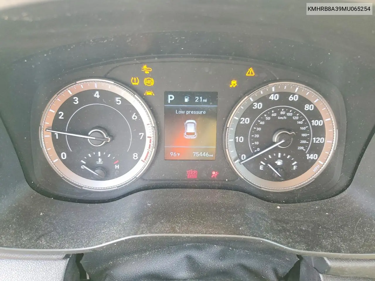2021 Hyundai Venue Se VIN: KMHRB8A39MU065254 Lot: 60767666