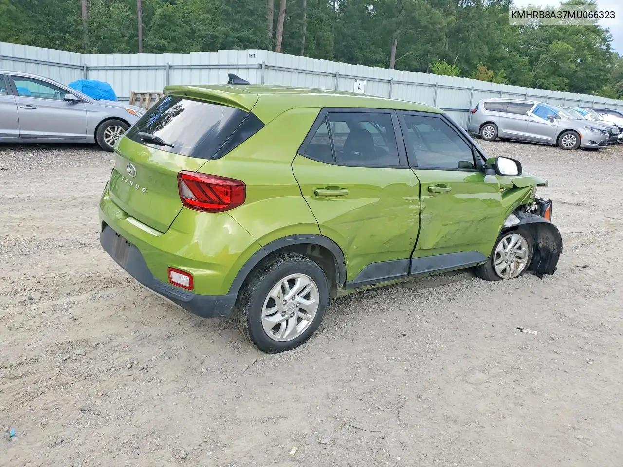 2021 Hyundai Venue Se VIN: KMHRB8A37MU066323 Lot: 61132426