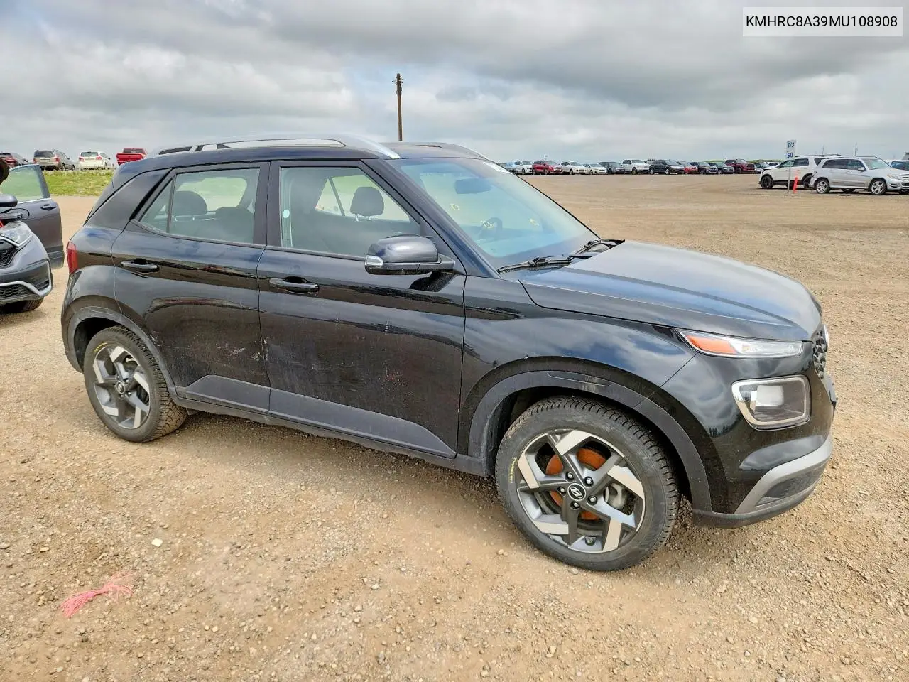2021 Hyundai Venue Sel VIN: KMHRC8A39MU108908 Lot: 61204126