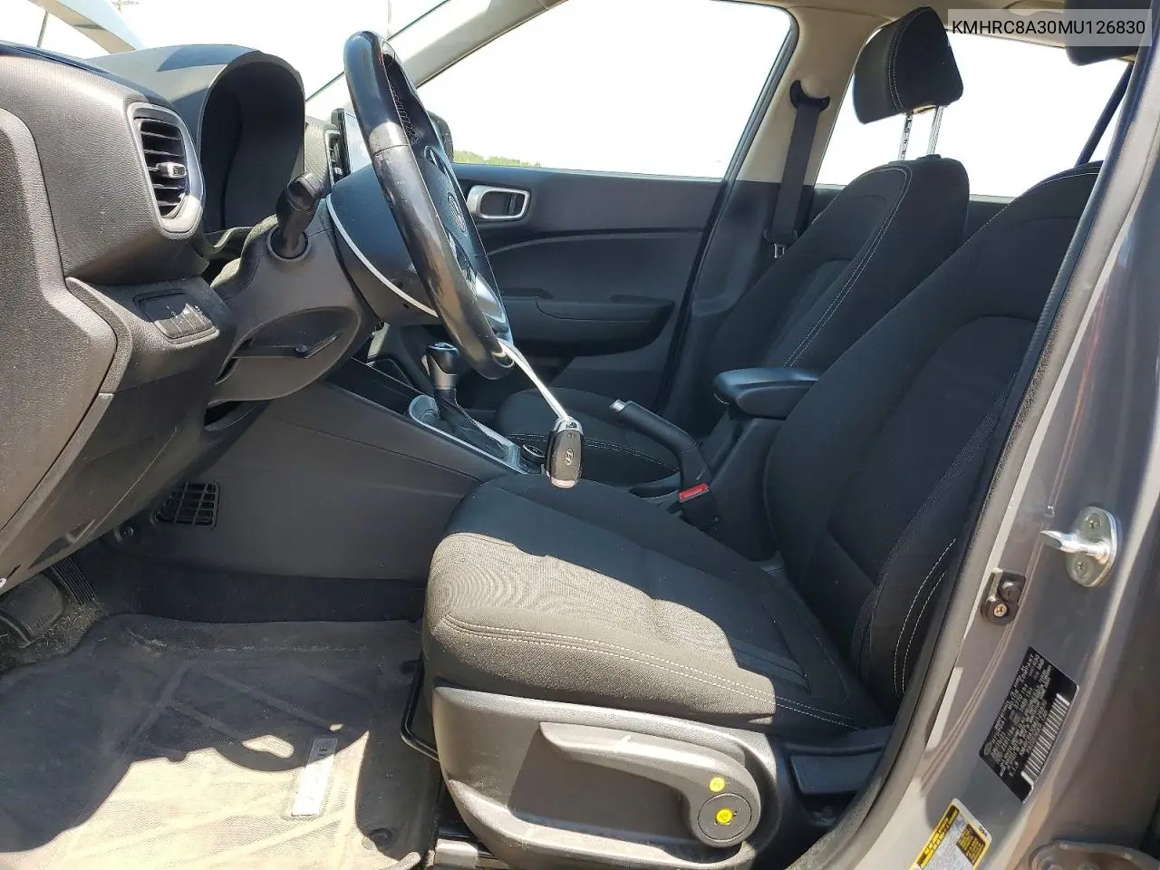 2021 Hyundai Venue Sel VIN: KMHRC8A30MU126830 Lot: 61409876