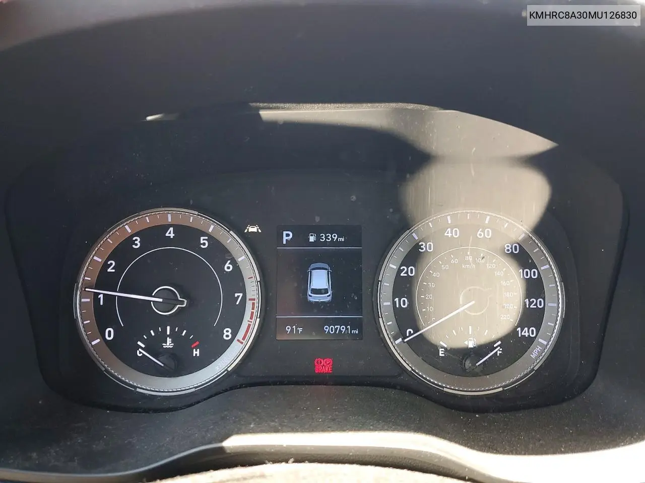 2021 Hyundai Venue Sel VIN: KMHRC8A30MU126830 Lot: 61409876