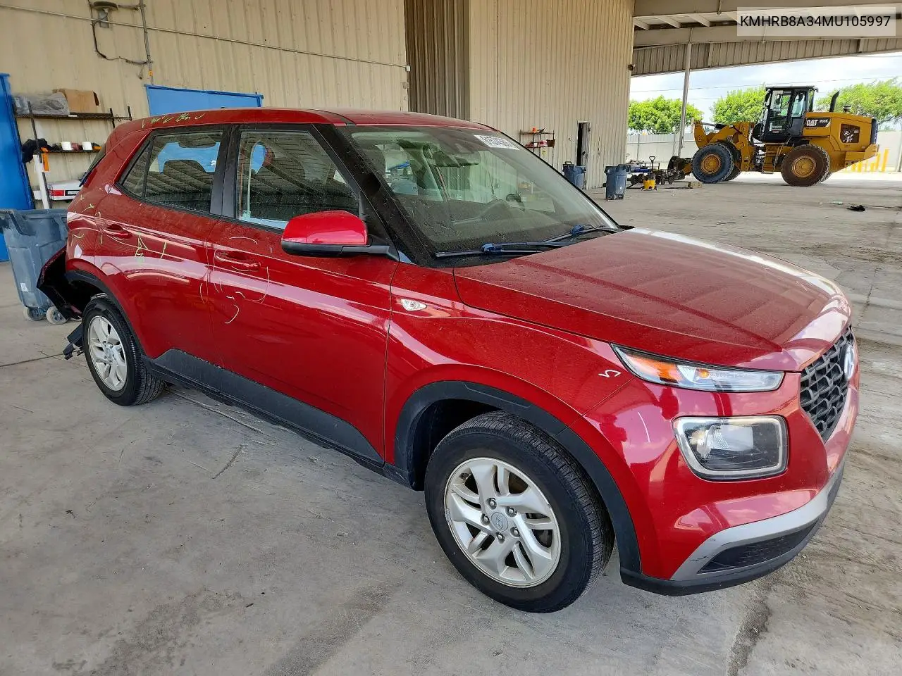2021 Hyundai Venue Se VIN: KMHRB8A34MU105997 Lot: 61574386