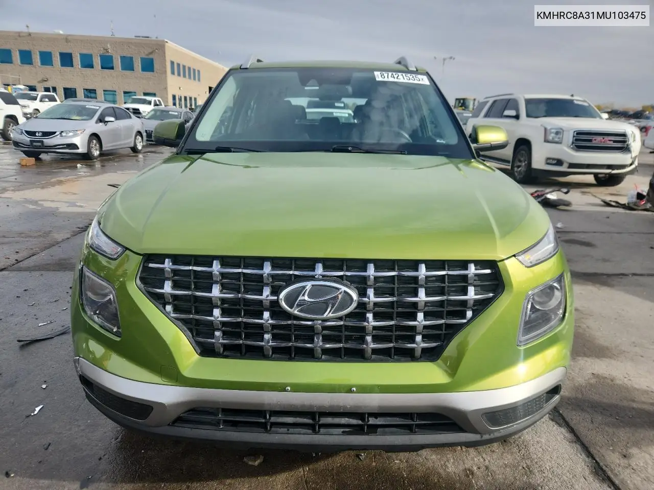 KMHRC8A31MU103475 2021 Hyundai Venue Sel