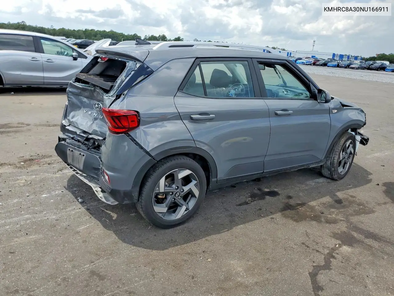 2022 Hyundai Venue Sel VIN: KMHRC8A30NU166911 Lot: 57501216