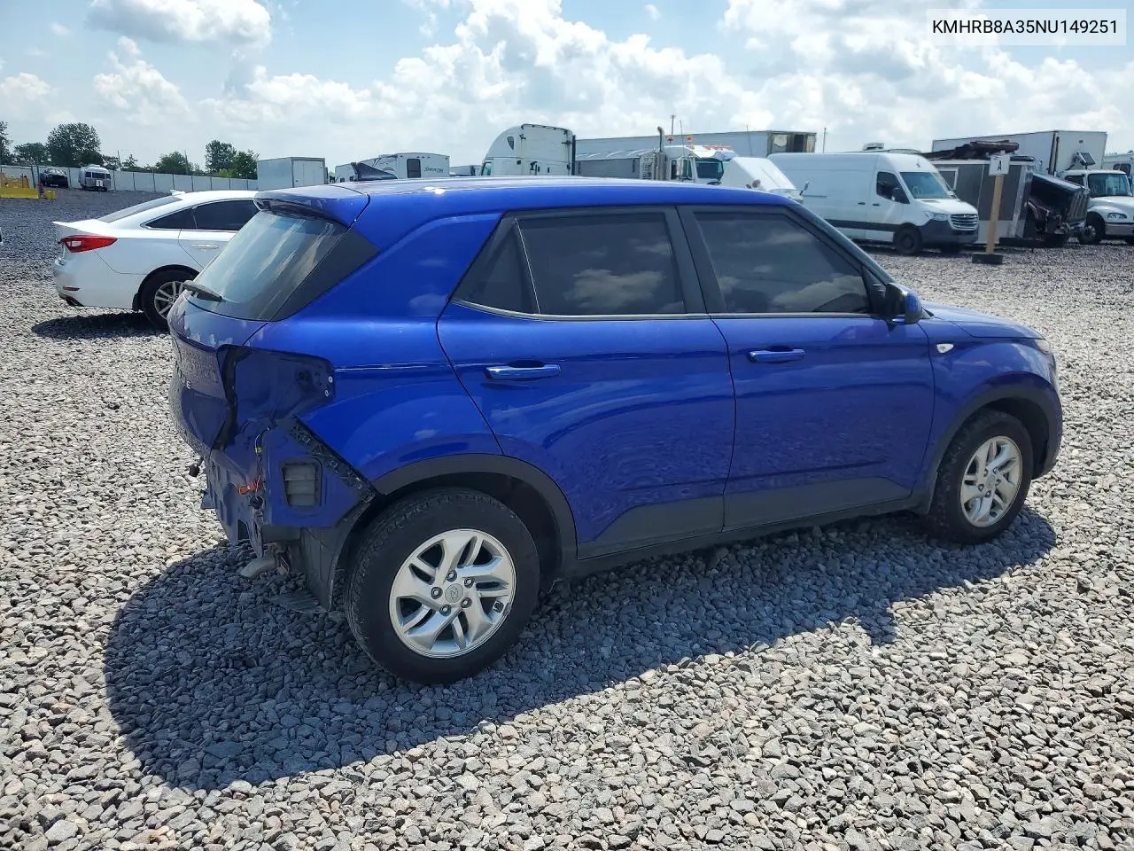 2022 Hyundai Venue Se VIN: KMHRB8A35NU149251 Lot: 58819276