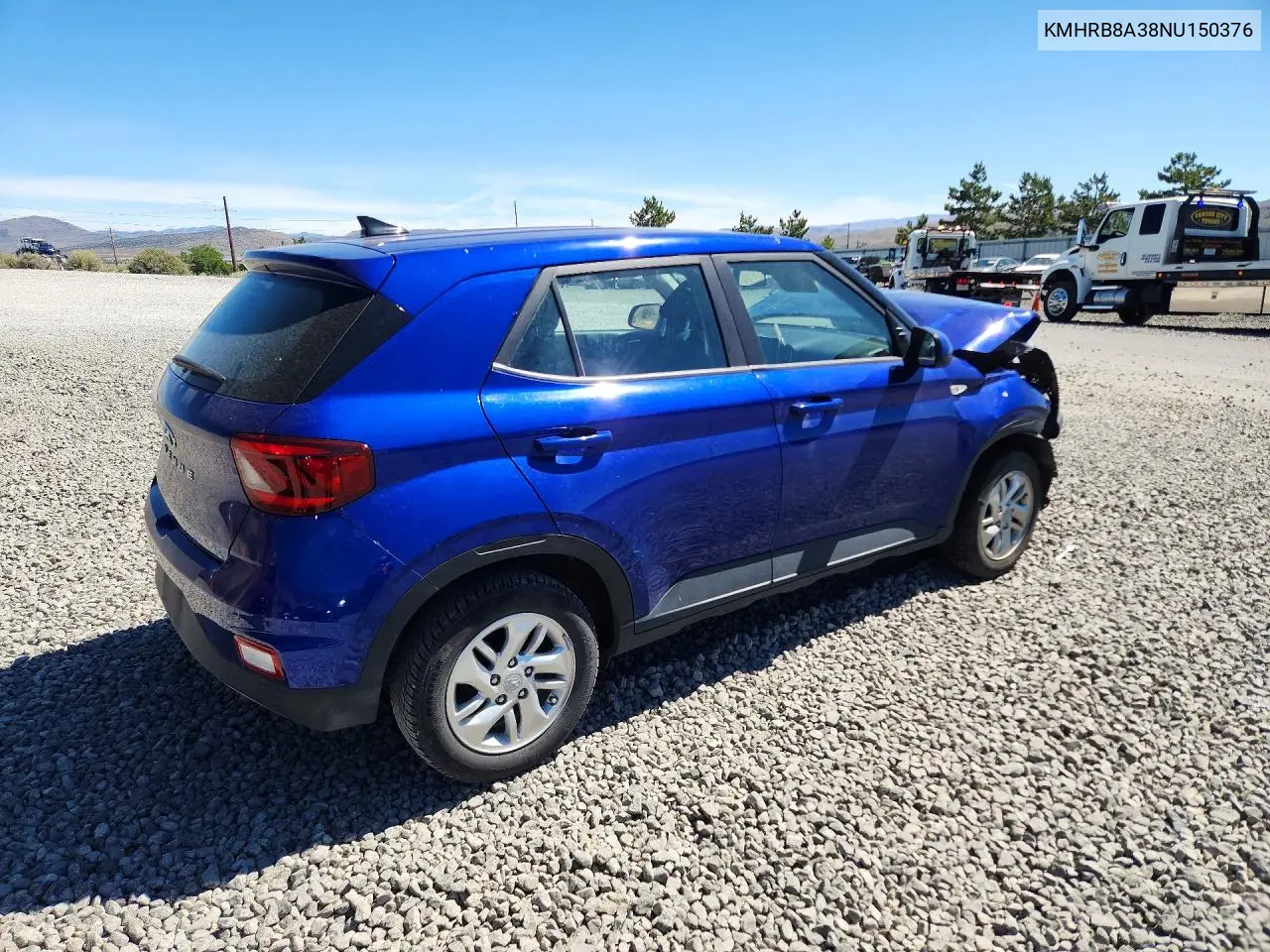 2022 Hyundai Venue Se VIN: KMHRB8A38NU150376 Lot: 59034066