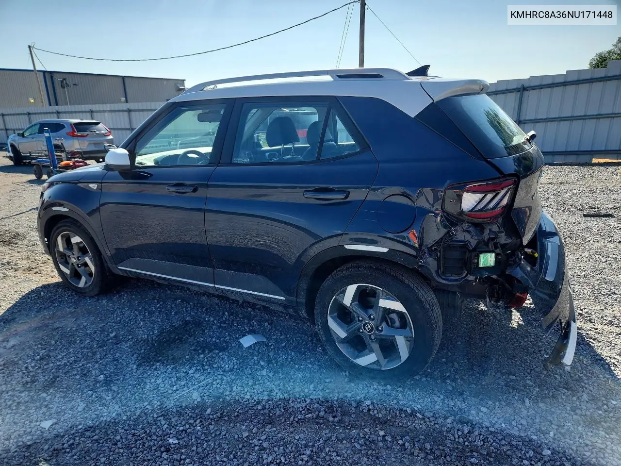 2022 Hyundai Venue Limited VIN: KMHRC8A36NU171448 Lot: 59157406