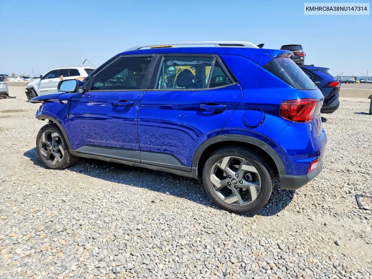 2022 Hyundai Venue Sel VIN: KMHRC8A38NU147314 Lot: 59229176