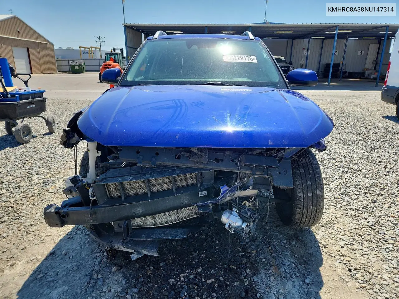 2022 Hyundai Venue Sel VIN: KMHRC8A38NU147314 Lot: 59229176