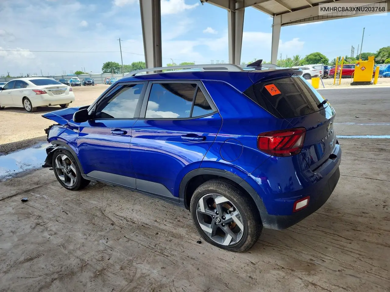 2022 Hyundai Venue Limited VIN: KMHRC8A3XNU203768 Lot: 60151196