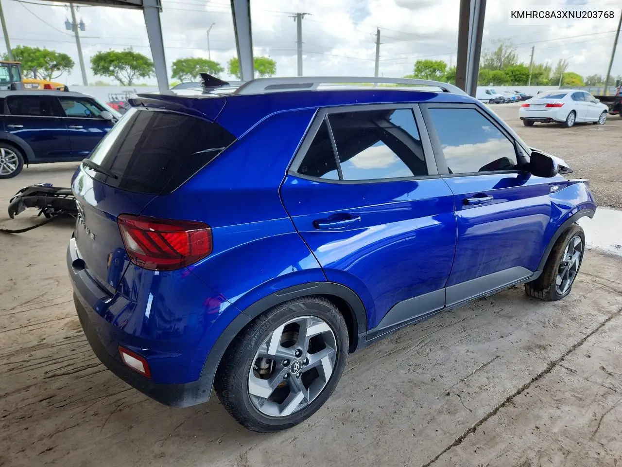 2022 Hyundai Venue Limited VIN: KMHRC8A3XNU203768 Lot: 60151196