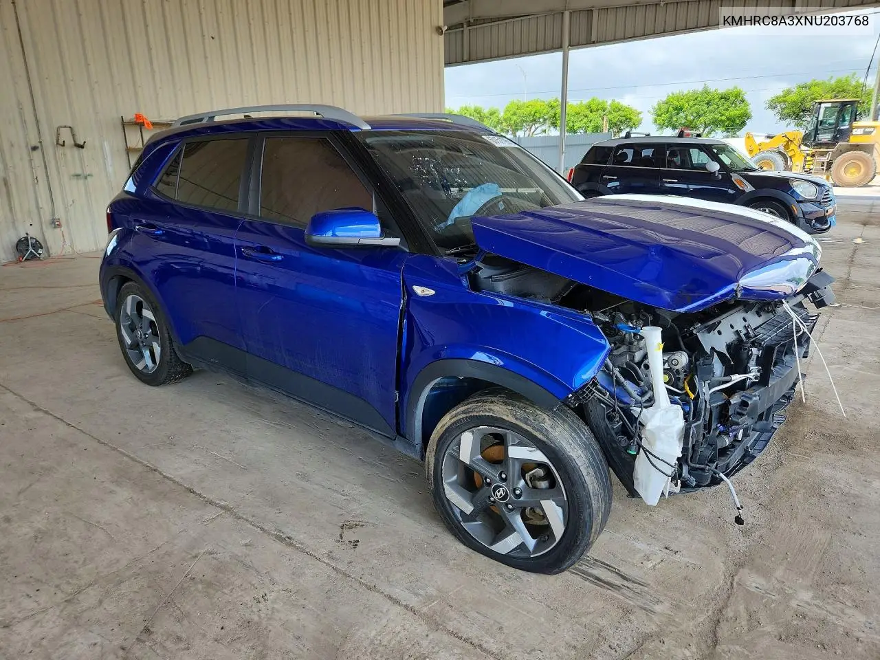 2022 Hyundai Venue Limited VIN: KMHRC8A3XNU203768 Lot: 60151196