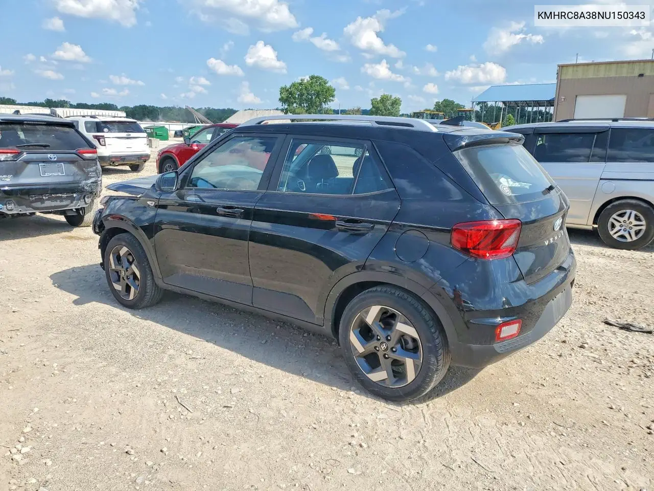 2022 Hyundai Venue Sel VIN: KMHRC8A38NU150343 Lot: 60302066