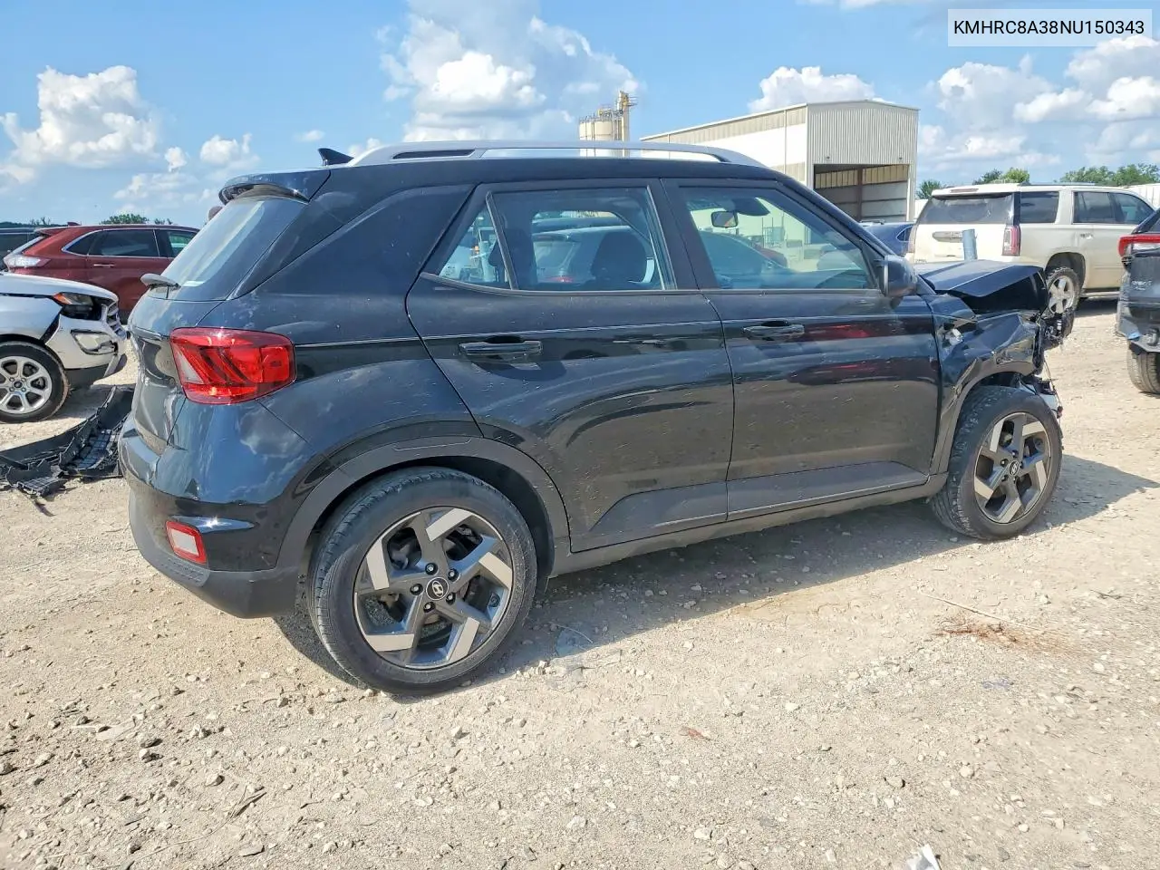 2022 Hyundai Venue Sel VIN: KMHRC8A38NU150343 Lot: 60302066