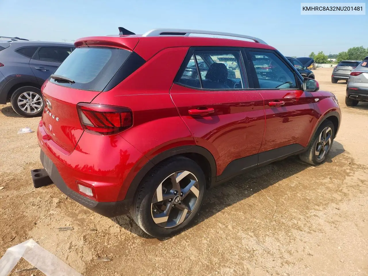 2022 Hyundai Venue Limited VIN: KMHRC8A32NU201481 Lot: 60448626