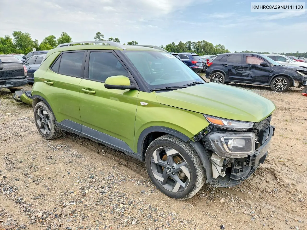 2022 Hyundai Venue Sel VIN: KMHRC8A39NU141120 Lot: 60469076
