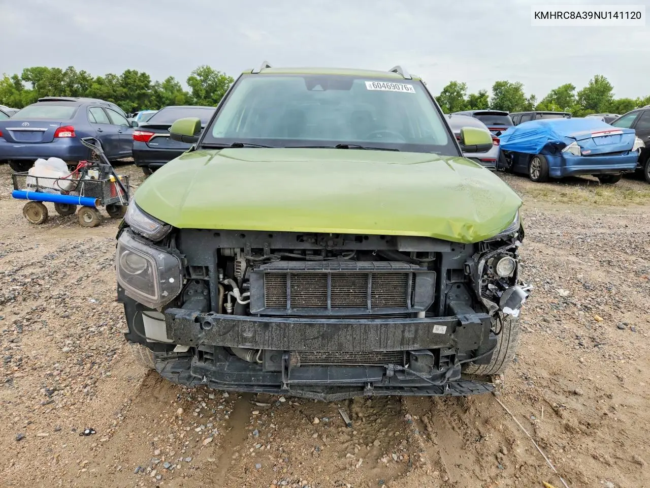 2022 Hyundai Venue Sel VIN: KMHRC8A39NU141120 Lot: 60469076
