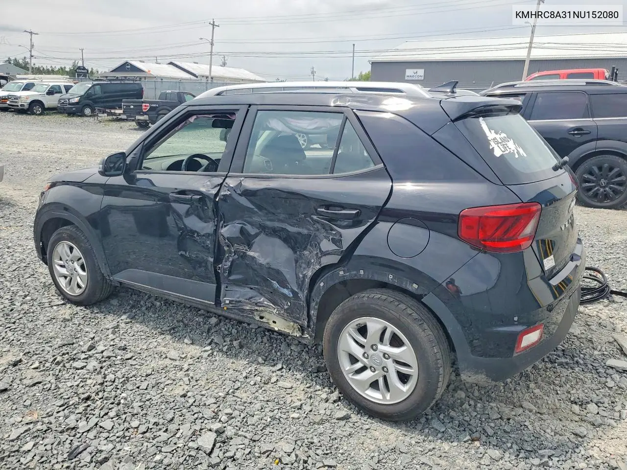 2022 Hyundai Venue Sel VIN: KMHRC8A31NU152080 Lot: 60628276