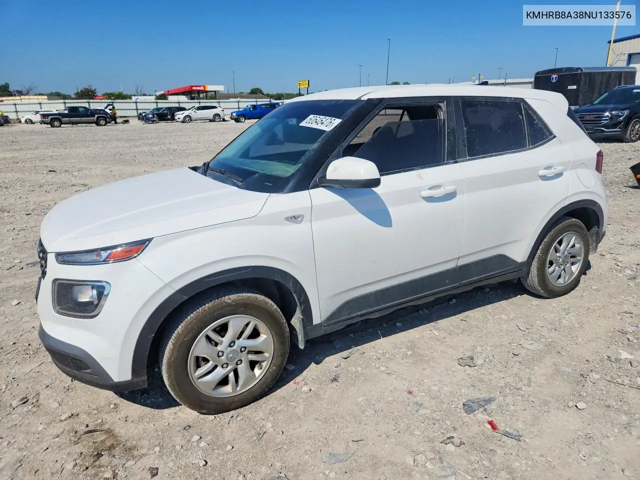 2022 Hyundai Venue Se VIN: KMHRB8A38NU133576 Lot: 60646476