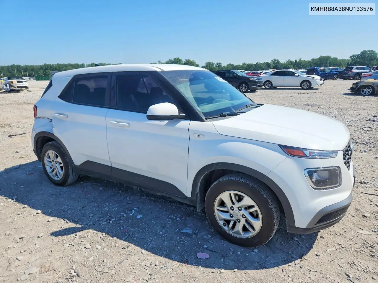 2022 Hyundai Venue Se VIN: KMHRB8A38NU133576 Lot: 60646476