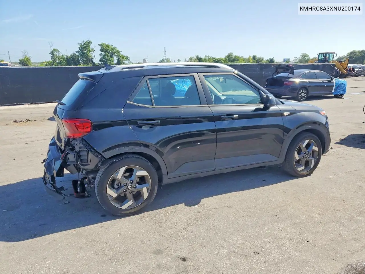 2022 Hyundai Venue Sel VIN: KMHRC8A3XNU200174 Lot: 61045796